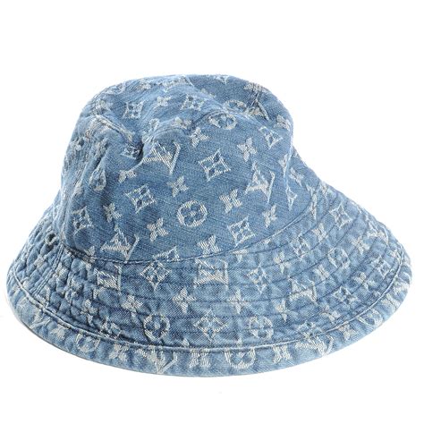 denim bucket hat louis vuitton|Louis Vuitton bucket hat men.